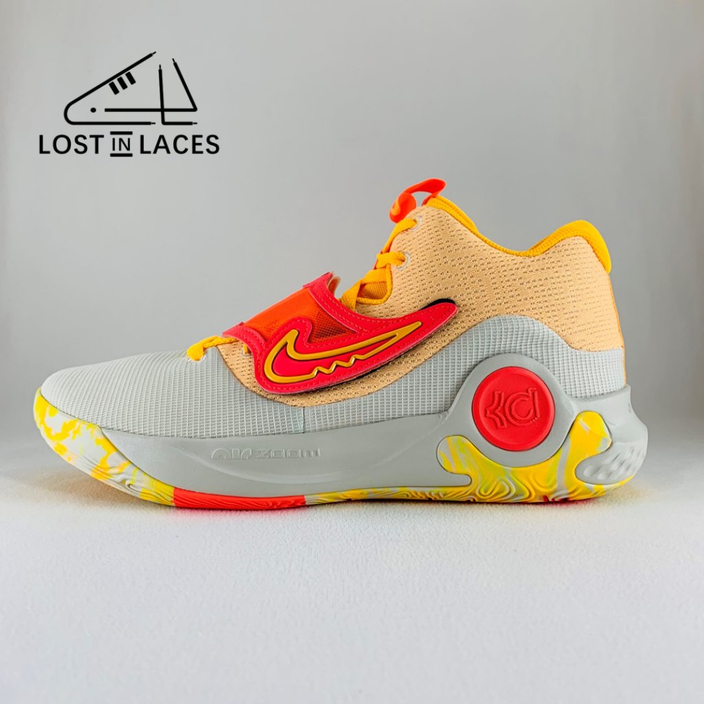 Nike Kd Trey 5 X Kevin Durant Orange Sneakers (Men's Sizes) New Basketball Shoes